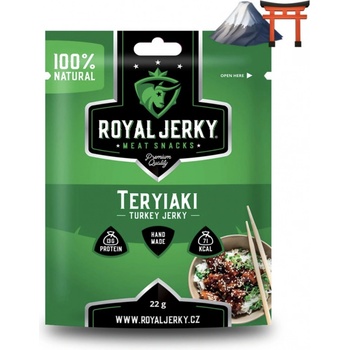 Royal Jerky Krůtí sušené maso Teriyaki 22 g