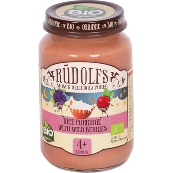 Rudolfs BIO Rýžová kaše s lesními plody 190 g