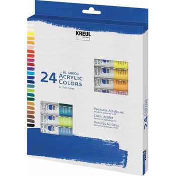 Sada akrylových barev El Greco 24 x 12 ml