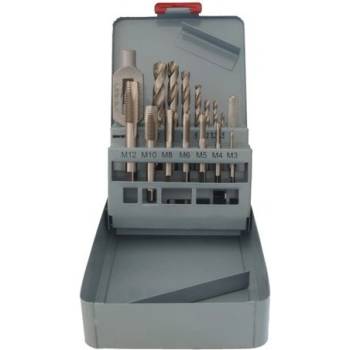 Sada OREN - ruční závitníky jednořezné + vrtáky, 15dílná