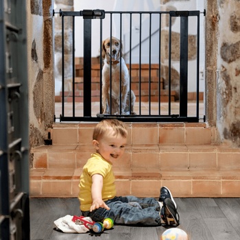 Safety 1st Rozšíření zábrany Easy Close Metal 14 cm černá