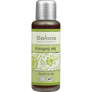 Saloos Bio konopný rostlinný olej lisovaný za studena 500 ml