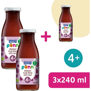 Salvest Põnn BIO Švestková šťáva s dužinou 240 ml