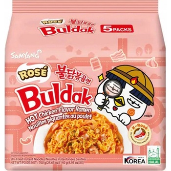 Samyang Buldak Chicken Rose Ramen 5 x 140 g