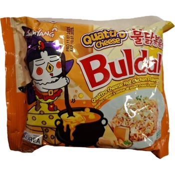 Samyang Buldak Quattro Cheese pálivé kuřecí nudle 140 g