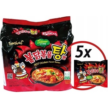 Samyang kuřecí nudlová polévka gulášová 145g