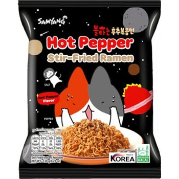 Samyang pražené ramen nudle Hot Pepper 120 g