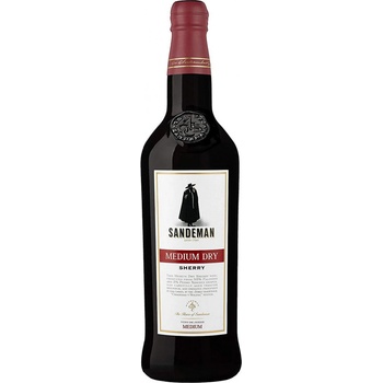 Sandeman Sherry Medium dry 15% 0,75 l (holá láhev)