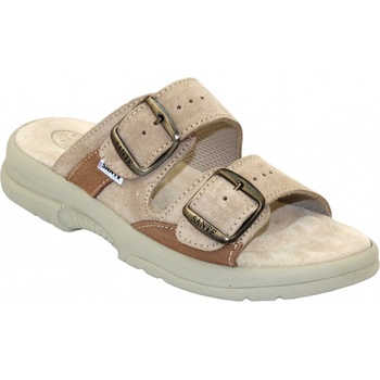 Santé N/517/33P/28/47/SP dámské zdravotní pantofle béžovo hnědé