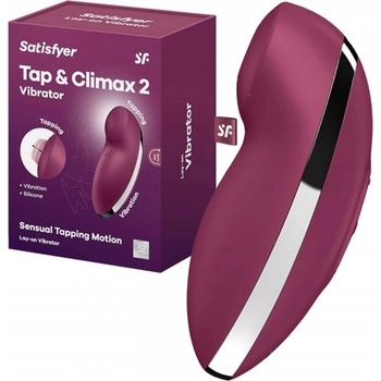 Satisfyer Přikládací Tap & Climax 2 silikonový s pulzátorem