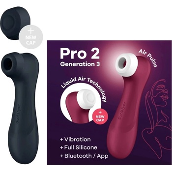 Satisfyer Pro 2 Generation 3 Connect App černý