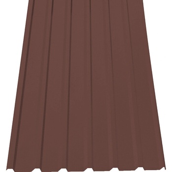 Satjam trapezový plech SAT 18 polyester 0,5 3000 mm RAL8017 tmavě hnědá