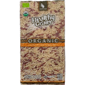 Sawat-D Hnědá a červená rýže Organic 1 kg