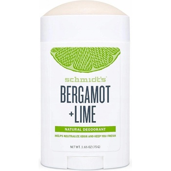 Schmidt's Naturals Bergamot + Lime deostick 58 ml