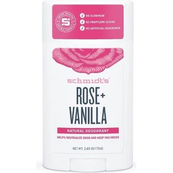 Schmidt's Naturals Rose + Vanila deostick 58 ml