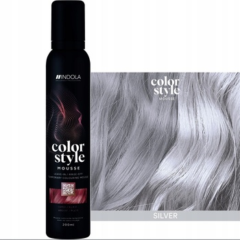 Schwarzkopf Indola Color Style Mousse Silver 200 ml