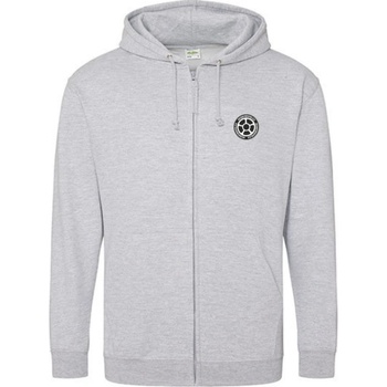 Scootering na zip Zoodie s kapucí heather grey