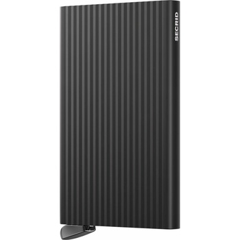SECRID PREMIUM Kovové pouzdro na karty Cardprotector Fluted černé