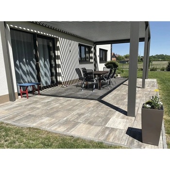 Semmelrock Zahradní dlaždice Elegant bílohnědočerná, 50 x 50 x 4 cm