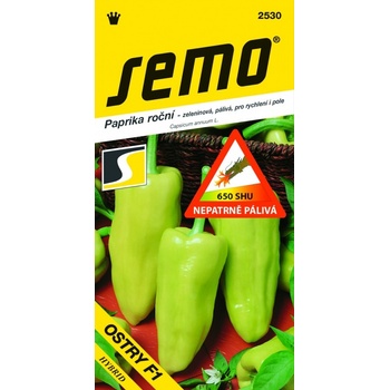 SEMO Paprika zeleninová pálivá F1 Ostry F1 rychl pole 15s /SHU 650/