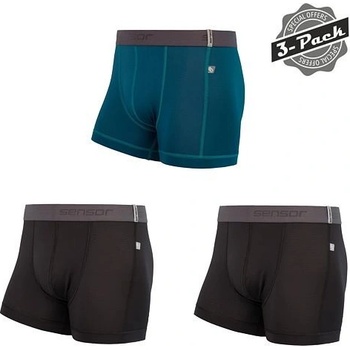 Sensor COOLMAX TECH 3-Pack pánské trenky černá/safír