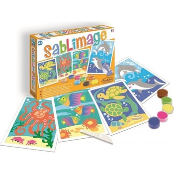 SentoSphere Sablimage: Pískové obrázky Ryby a delfíni