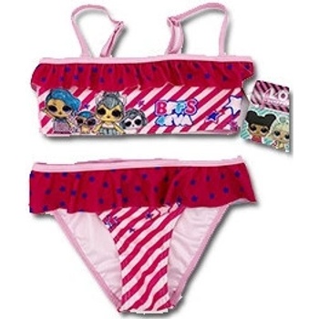 Setino Dívčí dvoudílné plavky bikiny Lol Surprise růžová