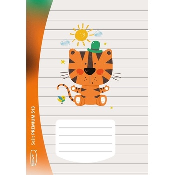 SEVT Sešit Premium 513 A5 linkovaný 12 mm