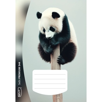 SEVT Sešit Premium 544 A5 linkovaný 8 mm s okrajem