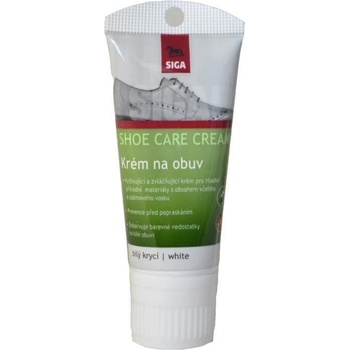 Siga SIGAL Krém na obuv bílý krycí tuba s aplikátorem 50 ml NO. 3A