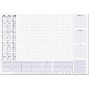 Sigel podložka na stůl Lilac 3 roční a týdenní kalendář H6355