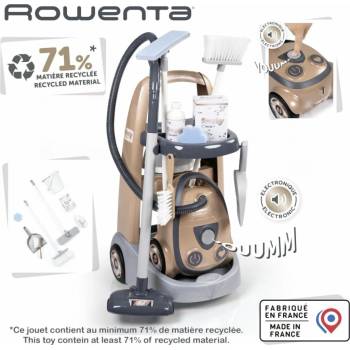 Simba Vozík pro malou uklízečku s vysavačem Rowenta