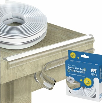 Sipo Ochranná páska na rohy nábytku Transparentní