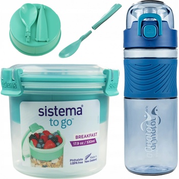 Sistema kelímek na snídani To Go 530 ml minty teal