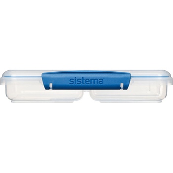 Sistema Krabička na svačinu Multi Split To Go se 3 oddíly 820 ml ocean blue
