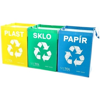 Sixtol Tašky na tříděný odpad Sort Easy 3 x 36 l