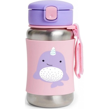 Skip Hop Zoo Láhev na vodu nerezová Pejsek 350 ml
