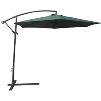 Slunečník Happy Green 5046100DG závěsný 300cm tmavě zelený