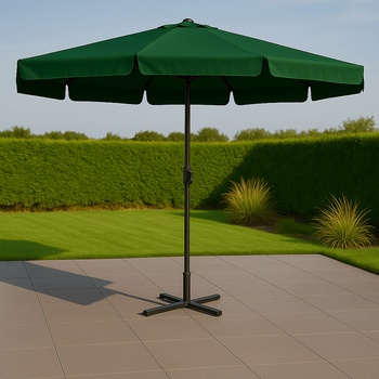 Slunečník STANDART 4m - zelený ROJAPLAST