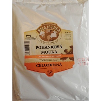Šmajstrla Pohanková celozrnná mouka 0,5 kg