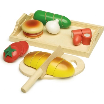 Small Foot dřevěné hračky krájecí prkénko chléb
