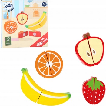 Small Foot dřevěný magnetický set ovoce a zelenina