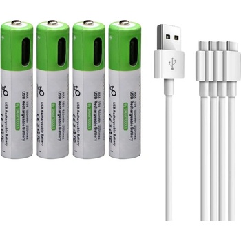 Smartoools AAA 750mWh USB-C dobíjení 1200 cyklů 4 ks 661381