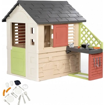 Smoby Domeček Life Nature s kuchyní