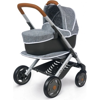 Smoby hluboký a sportovní DeLuxe Maxi Cosi & Quinny 3v1 šedý