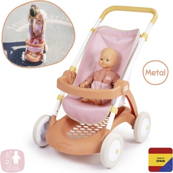 Smoby sportovní Violette Baby Nurse 55 cm rukojeť