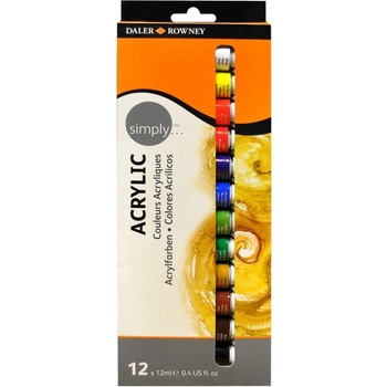 SMPL sada akrylových barev 12x12 ml