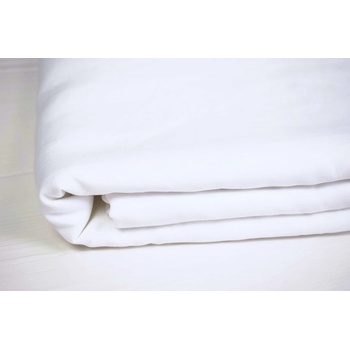 Snový svět Bílé prostěradlo měkčené LEN S gumou 160x200x20