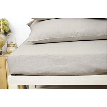 Snový svět Natural prostěradlo SARAH 1-L 220g/m2 S gumou 90x200x20