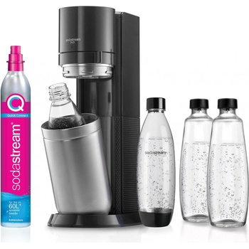 SodaStream Duo Black + 4 láhve